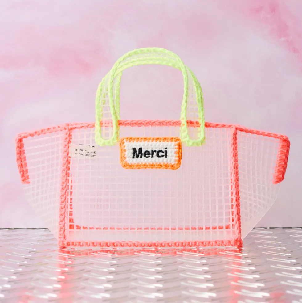 Mimi Salon x Merci - Sac Panier XS - Neon