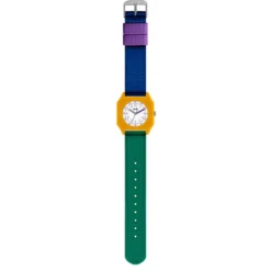 Mini Kyomo - Montre Banana Haven - Bleu, Vert & Jaune