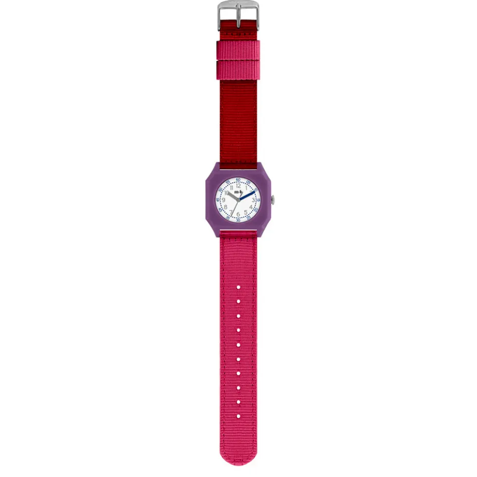 Mini Kyomo - Montre Coral Reef - Rose & Rouge