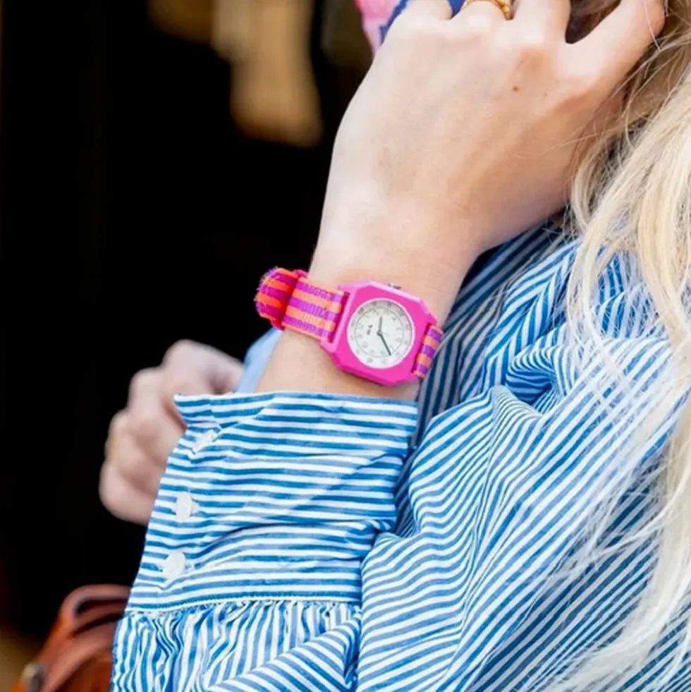 Mini Kyomo - Montre Ruby Papaya - Rose, Orange & violet