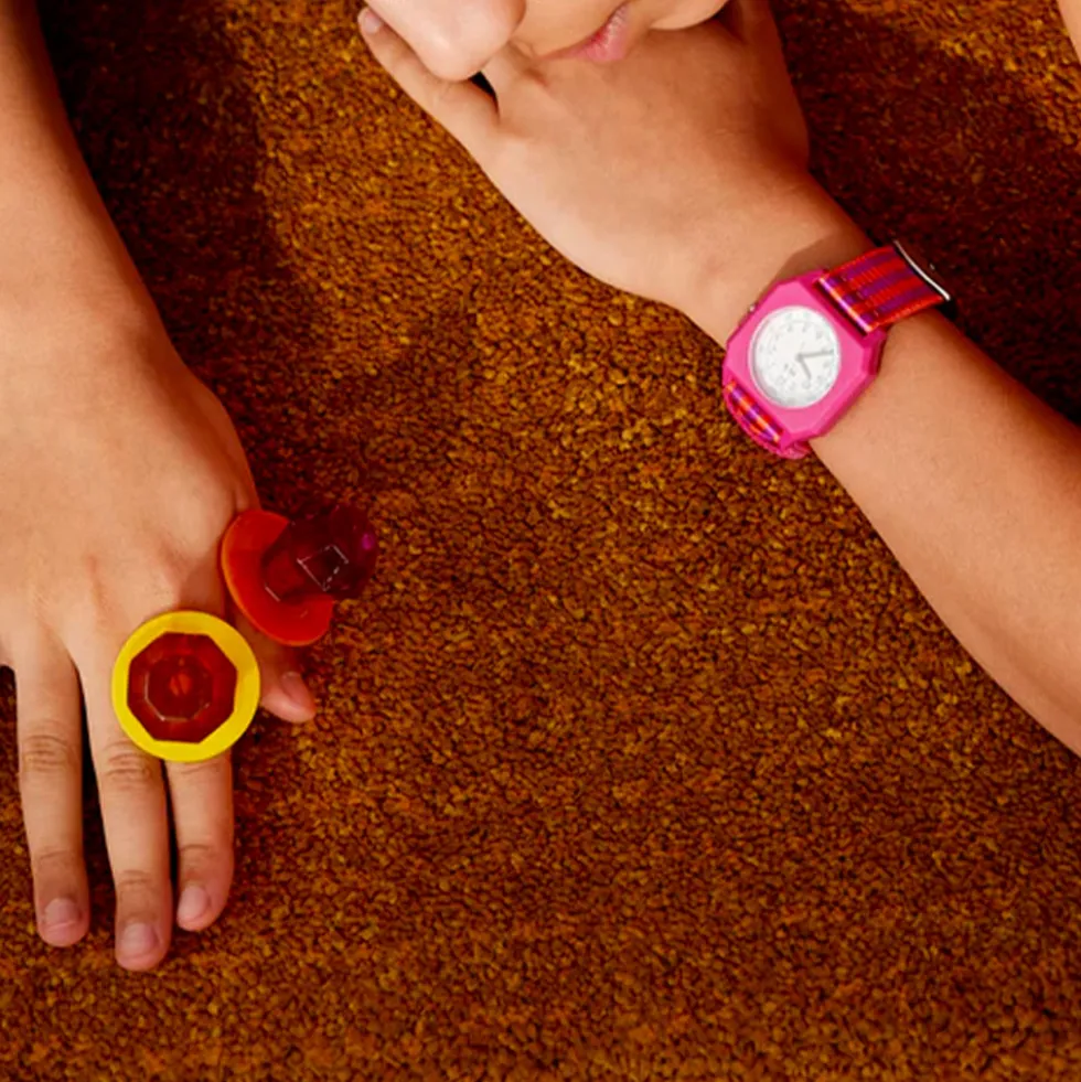 Mini Kyomo - Montre Ruby Papaya - Rose, Orange & violet