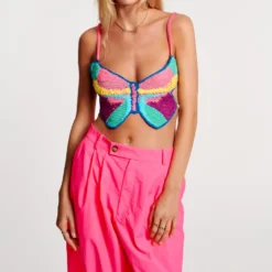 Mira Mikati - Top Papillon - Rose
