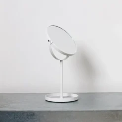 Miroir avec Plateau - Blanc