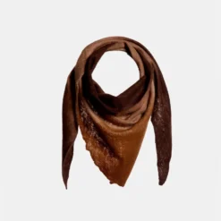 Mirror in the sky - Bandana Open Knitted - Marron