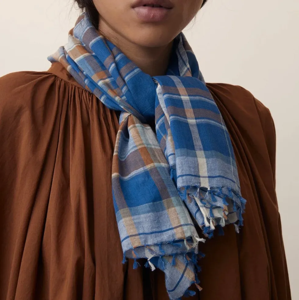 Moismont - Foulard n°768 - Bleu Royale