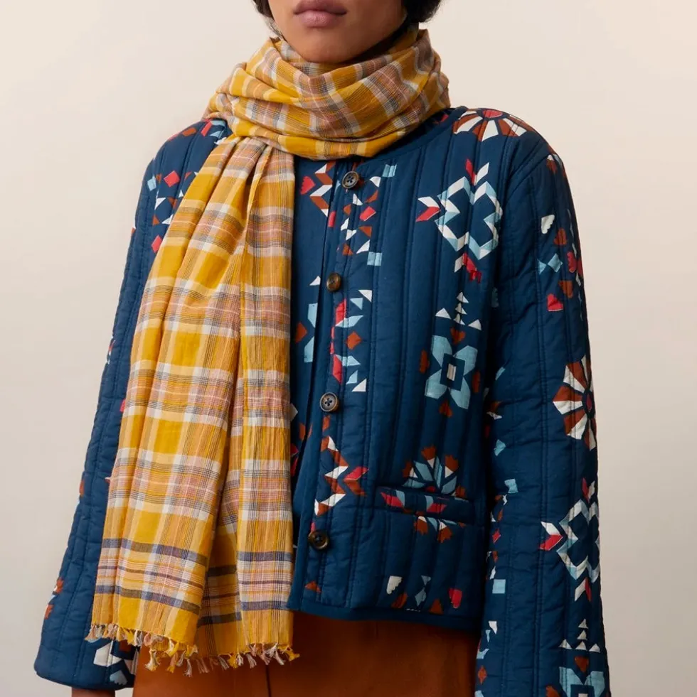 Moismont - Foulard n°722 - Jaune Holi