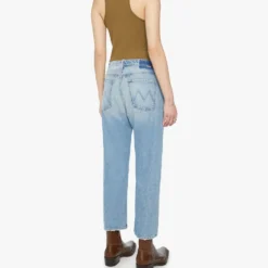 Mother - Jeans Ditcher Hover - Bleu