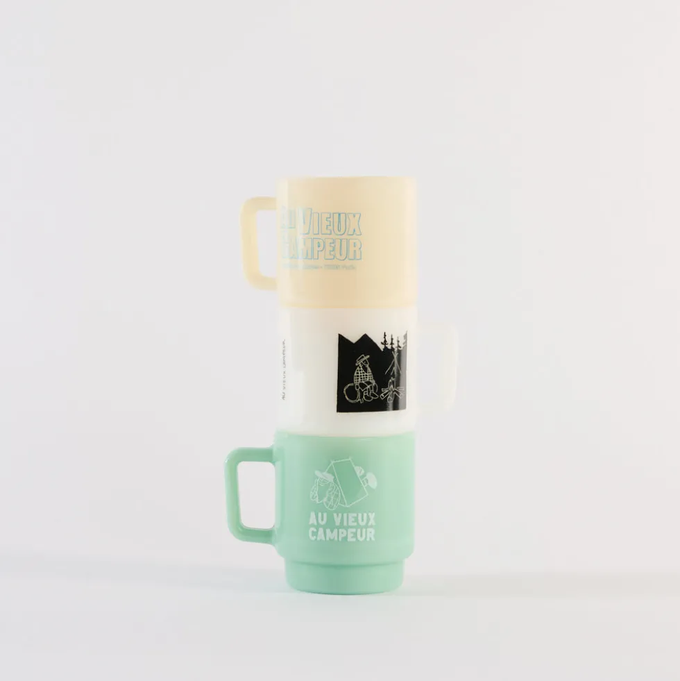 Mug Au Vieux Campeur - Feu de camp