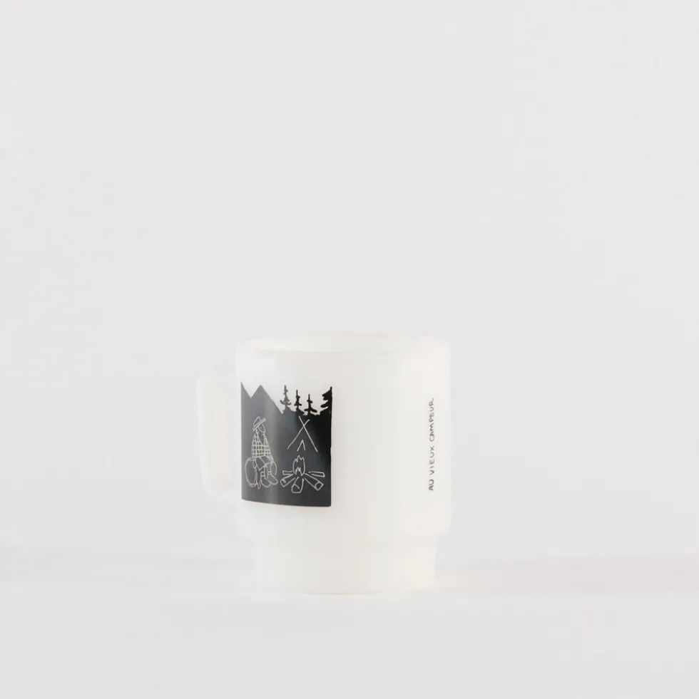 Mug Au Vieux Campeur - Feu de camp