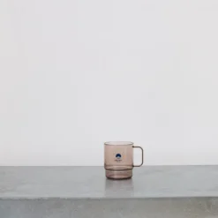 Mug Transparent - Marron & Bleu