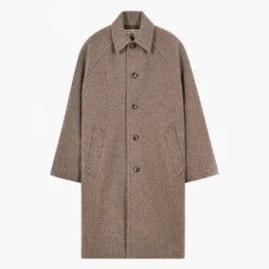 Museum Garments - Manteau Car Coat Raglan - Beige Chiné