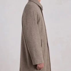 Museum Garments - Manteau Car Coat Raglan - Beige Chiné