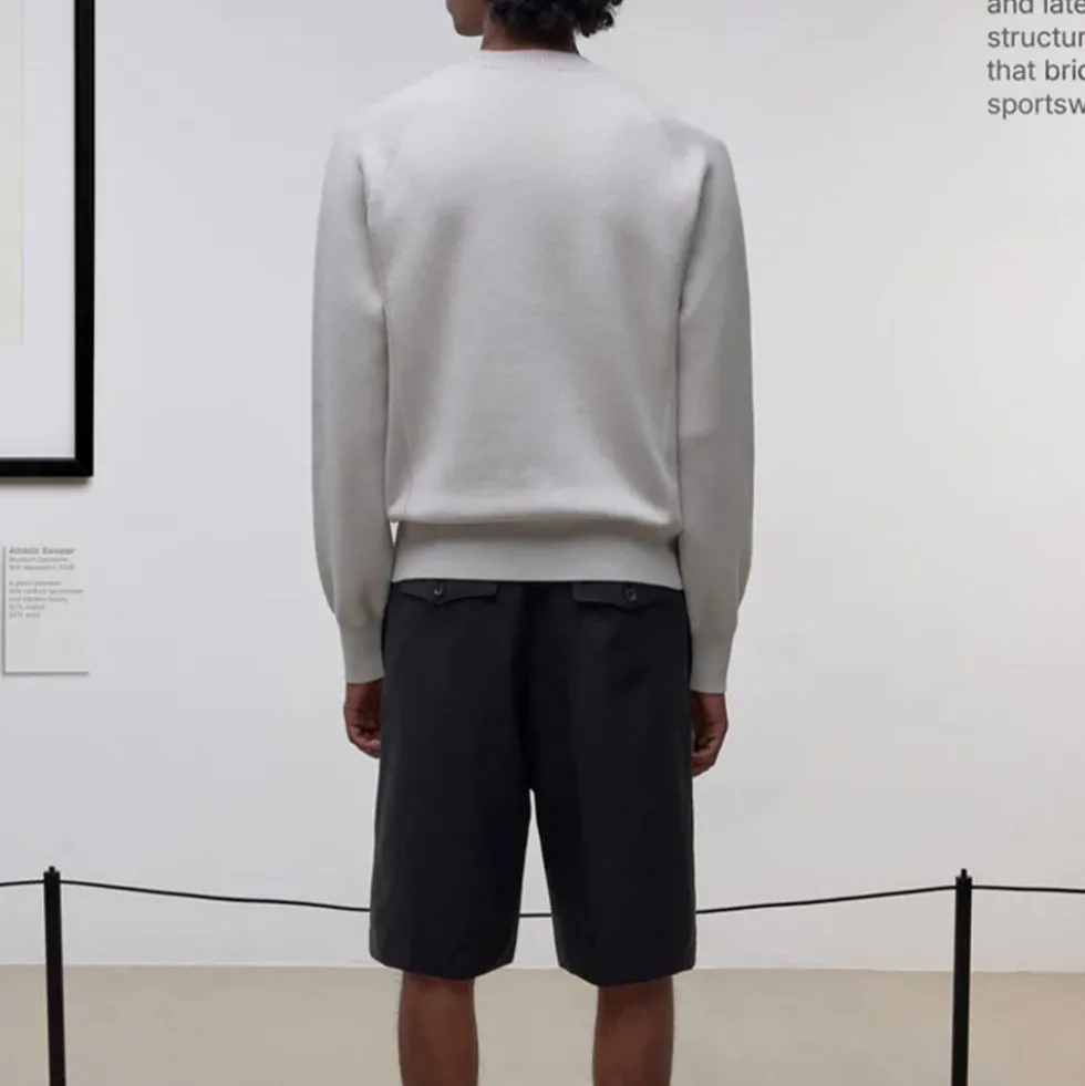 Museum Garments - Sweat Raglan Athletic - Gris Clair