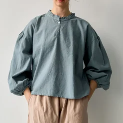 Mysayang - Blouse Buantan - Bleu Cloud