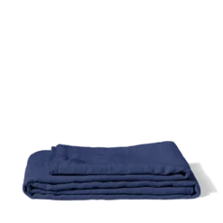Nappe en lin lavé - Bleu Pacifique