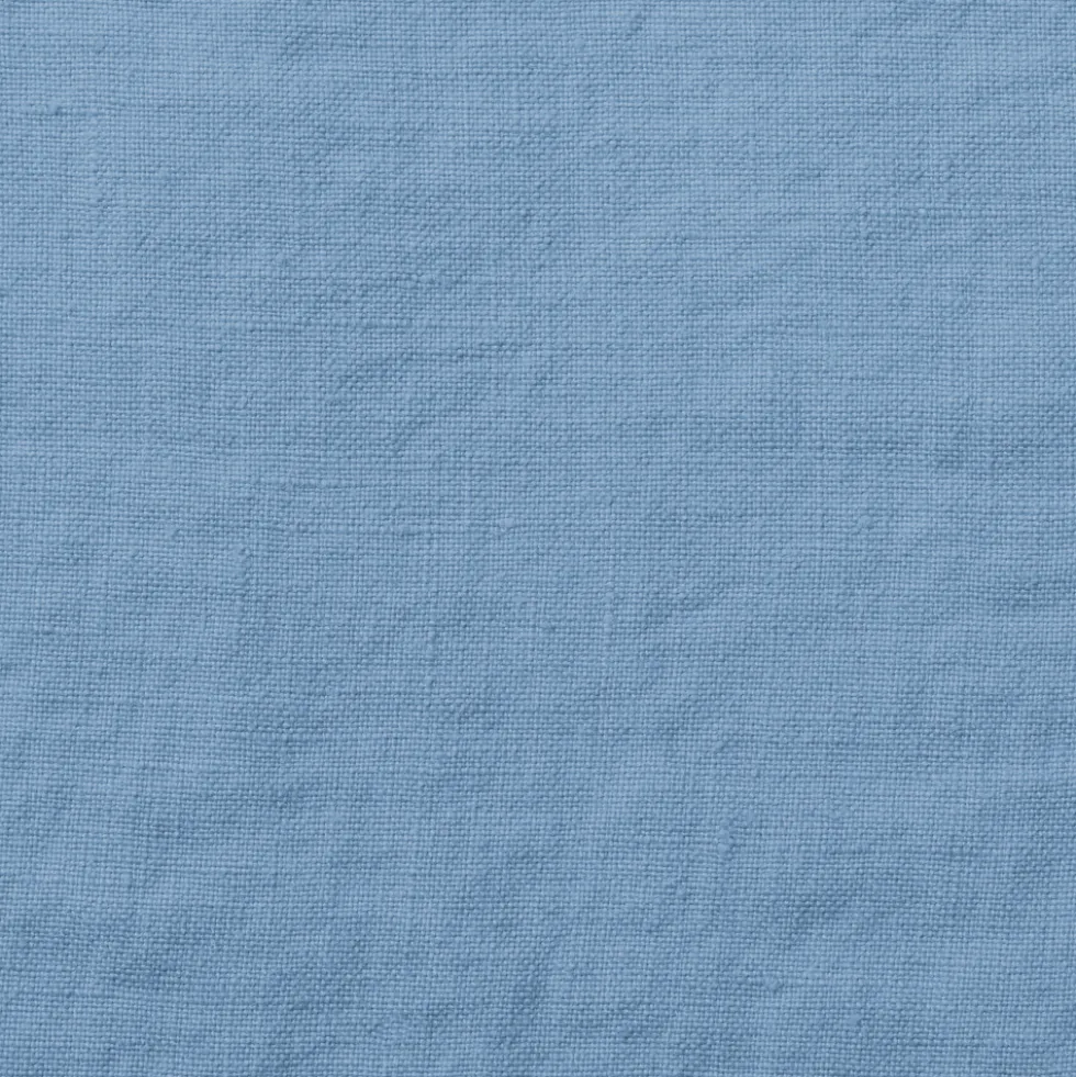Nappe en lin lavé - Bleu Primaire