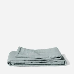 Nappe en lin lavé - Gris Vésuve