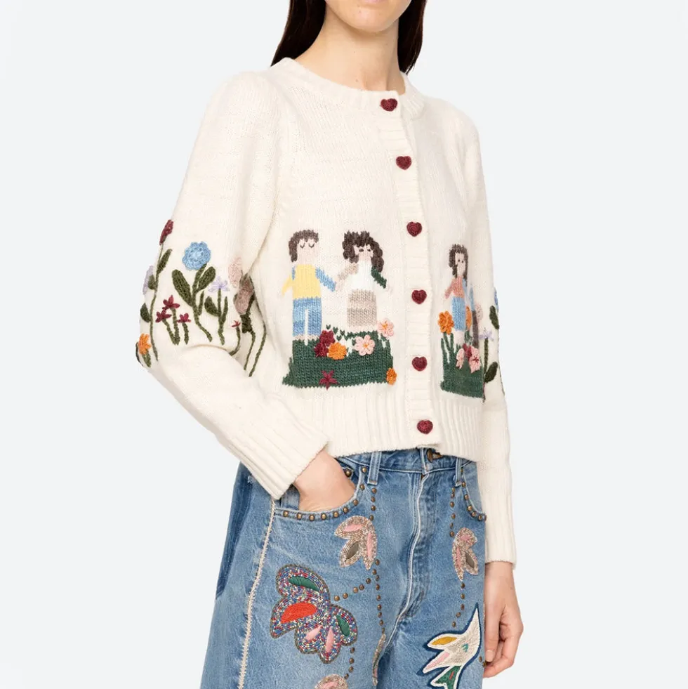 NE PAS REACTIVER PLEASE // Sea NY - Cardigan Wendie - Blanc