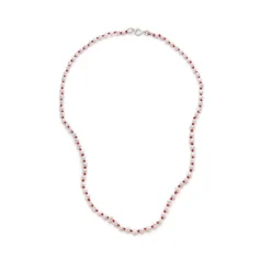Nina Janvier - Collier Mini Soga - Rouge Argent