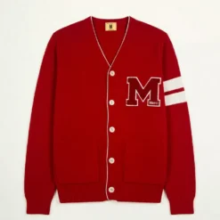 Nitto Knitwear - Cardigan Youri X Merci - Rouge
