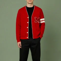 Nitto Knitwear - Cardigan Youri X Merci - Rouge