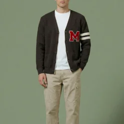 Nitto Knitwear - Cardigan Youri X Merci - Marron