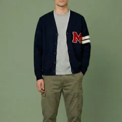 Nitto Knitwear - Cardigan Youri X Merci - Marine