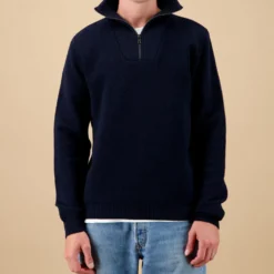 Nitto Knitwear - Pull Youri Camionneur - Marine