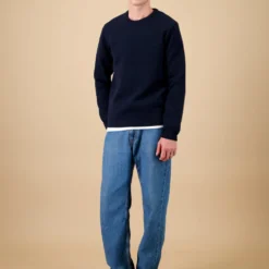 Nitto Knitwear - Pull Youri - Marine