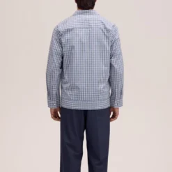 NN07 - Chemise Reed 5322 - Bleu à carreaux