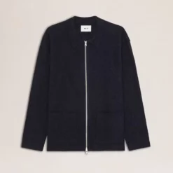 NN07 - Maille Jonas Zip 6398 - Bleu Marine