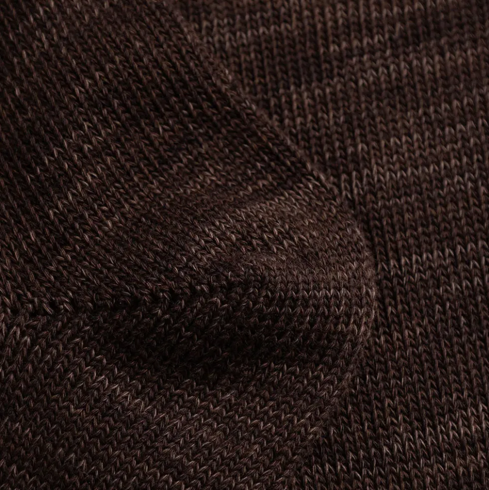 Norse Projects - Chaussettes Bykle Twist - Marron