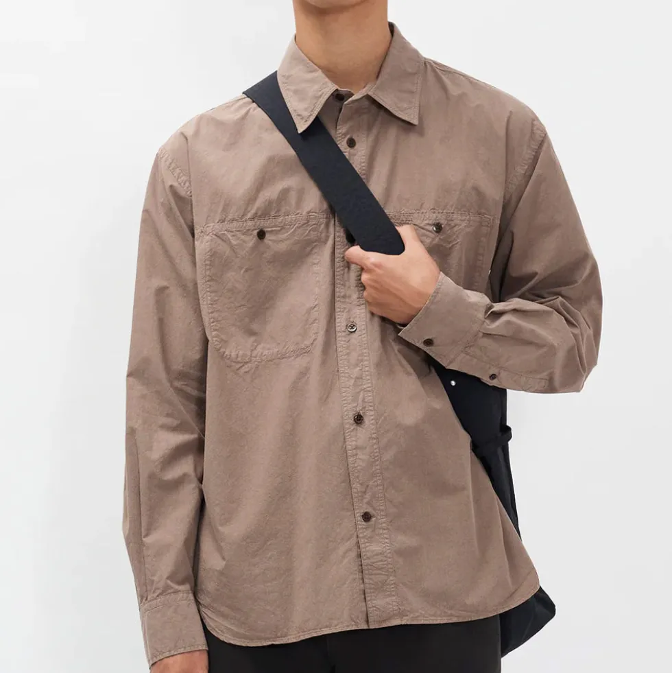 Norse Projects - Chemise Falster - Walnut