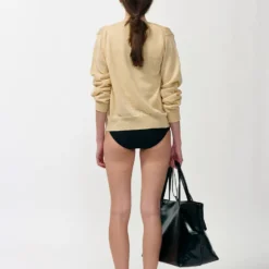 Nothing Written - Cardigan Rola - Jaune