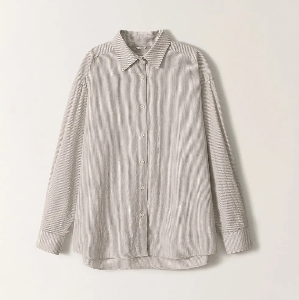 Nothing Written - Chemise Metis - Rayures Ivoire