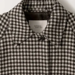 Nothing Written - Manteau Balmacan - Carreaux Marron