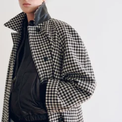 Nothing Written - Manteau Balmacan - Carreaux Marron