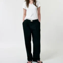 Nothing Written - Pantalon Lena à 3 pinces - Noir