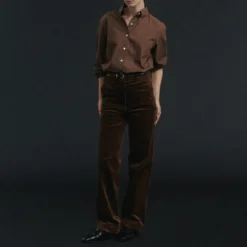 Nothing Written - Pantalon velours - Marron
