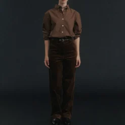 Nothing Written - Pantalon velours - Marron