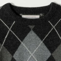 Nothing Written - Pull Marais Argyle - Gris
