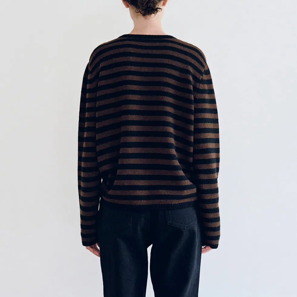 Nothing Written - Pull Molly - Rayures Marron