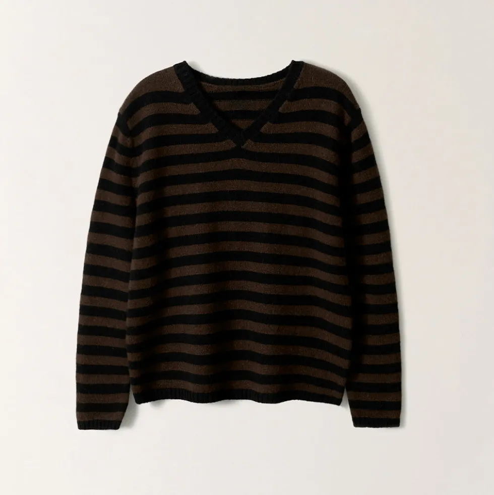 Nothing Written - Pull Molly - Rayures Marron