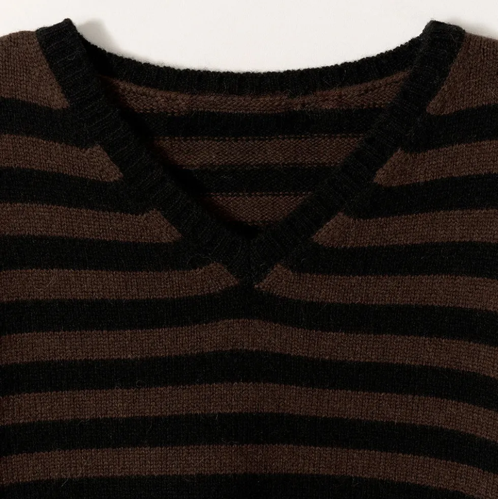 Nothing Written - Pull Molly - Rayures Marron
