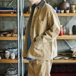 OrSlow - Veste Décontractée Coverall - Marron