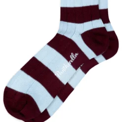 Pantherella - Chaussettes Selsey - Sky et Bordeaux