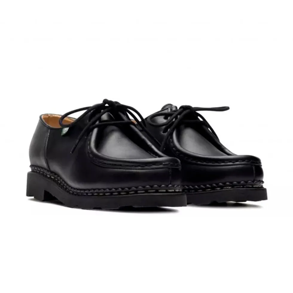 Paraboot - Derbies Michael en cuir - Noir