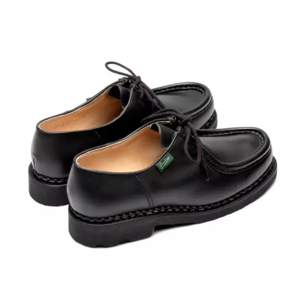 Paraboot - Derbies Michael en cuir - Noir
