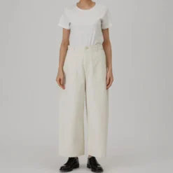 Pas de Calais - Pantalon Large Court - Ivoire