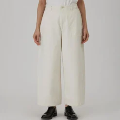 Pas de Calais - Pantalon Large Court - Ivoire